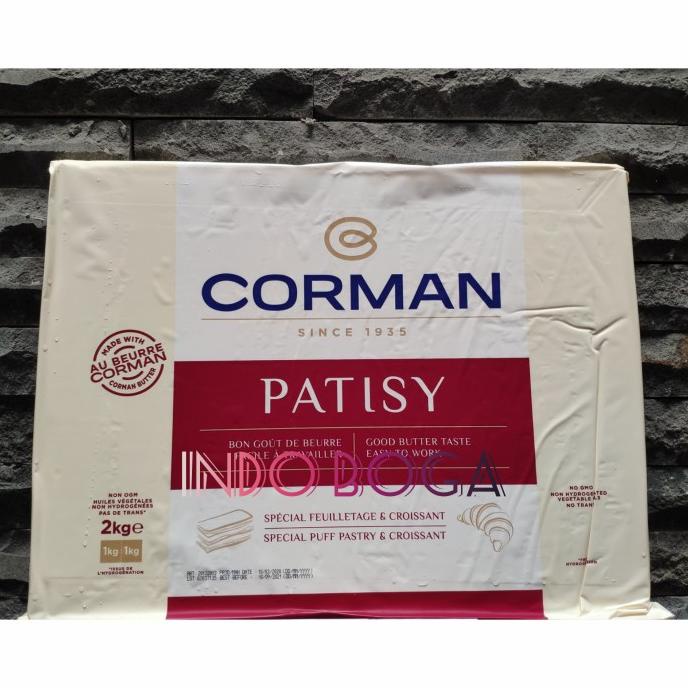 BAYAR DITEMPAT corman patisy butter sheet 2kg / corman butter sheet 2 kg