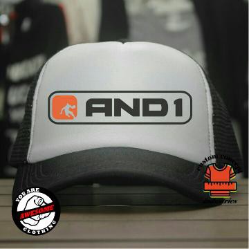 Topi Trucker And 1 hitam - CYBER CLOTHING