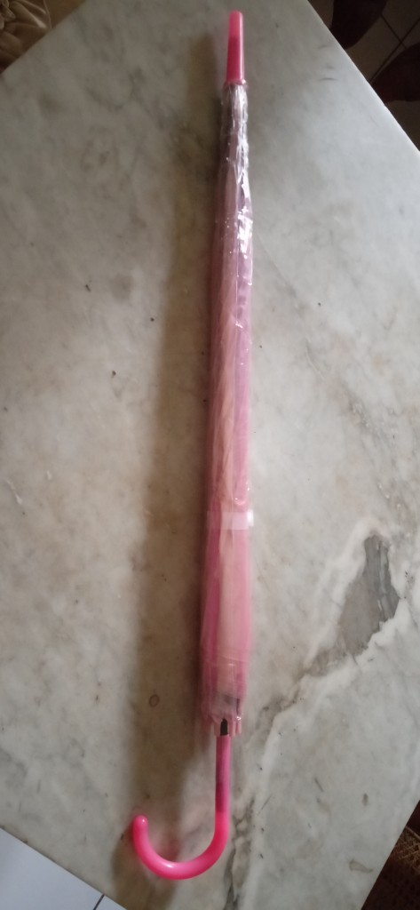 Payung Transparan Warna Panjang