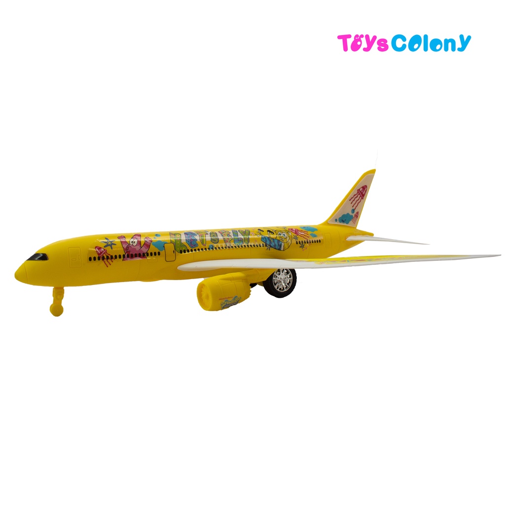 Mainan Anak/Pesawat Boeing Mainan/Pesawat Spongebob/RKC07003-2