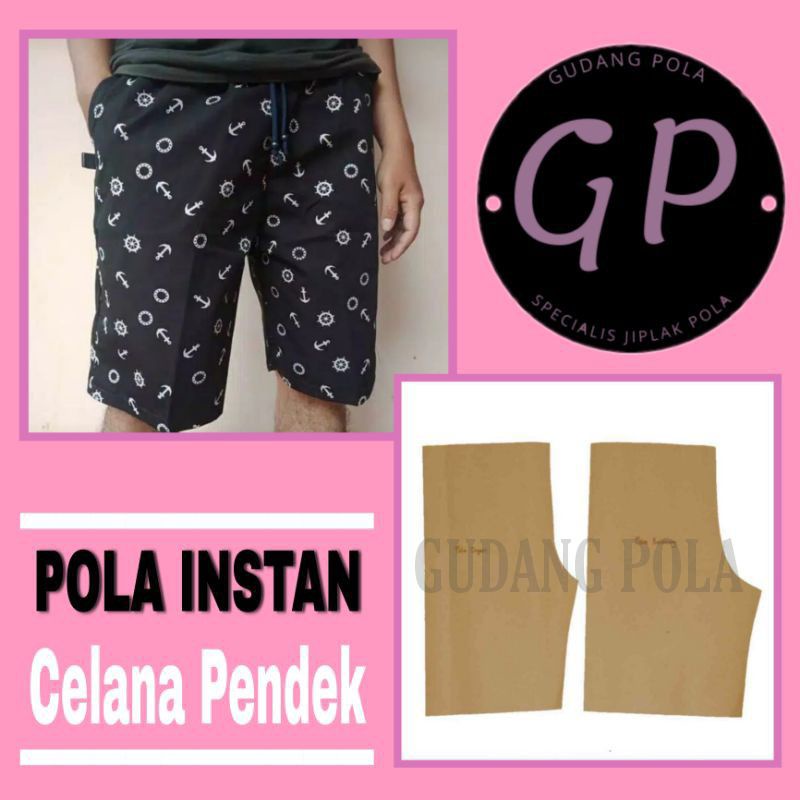 POLA INSTANT CELANA PENDEK PRIA