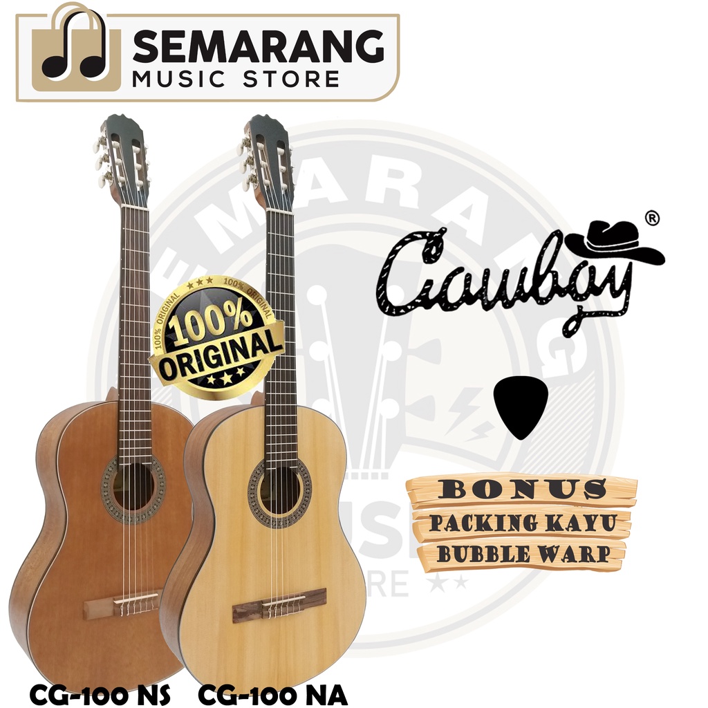 Gitar Cowboy Original CG-100 NA CG 100NS Gitar Klasik Import Merk Cowboy Original