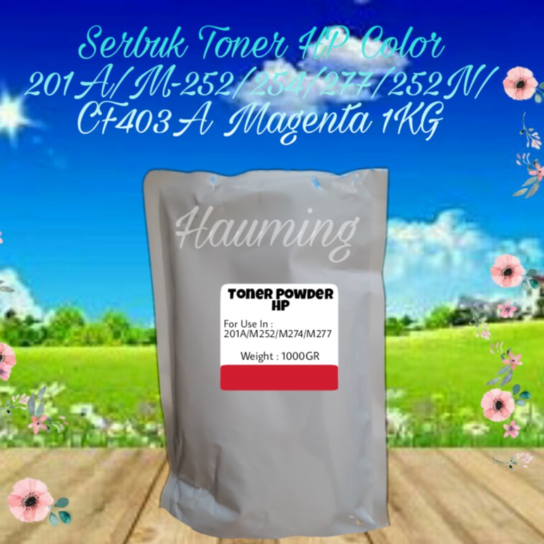 Serbuk Toner HP 201A M252 M274 M277 M252n M252dw M274n M277n M277dw CF403A Magenta 1kg