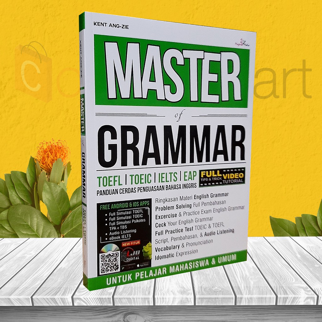 Buku Tes Toefl Toeic Master Of Grammar Bonus Cd Dan Aplikasi Android Shopee Indonesia