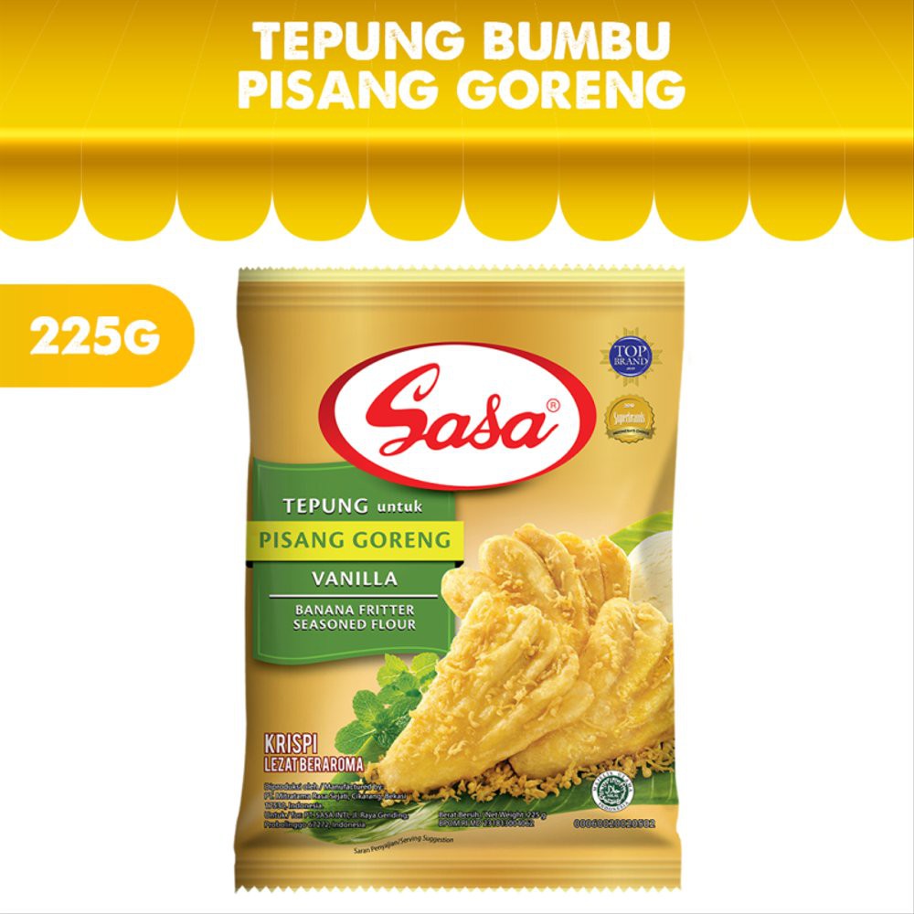 

Sasa Tepung Pisang Goreng Vanilla 225 gr