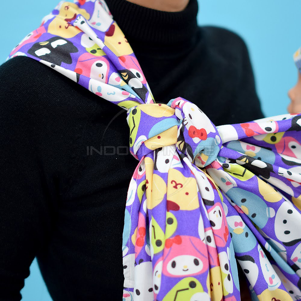 Gendongan Bayi Cukin Motif Karakter [240 x 68 cm]  BY-425-GB Gendongan Kain Jarik modern hipseat