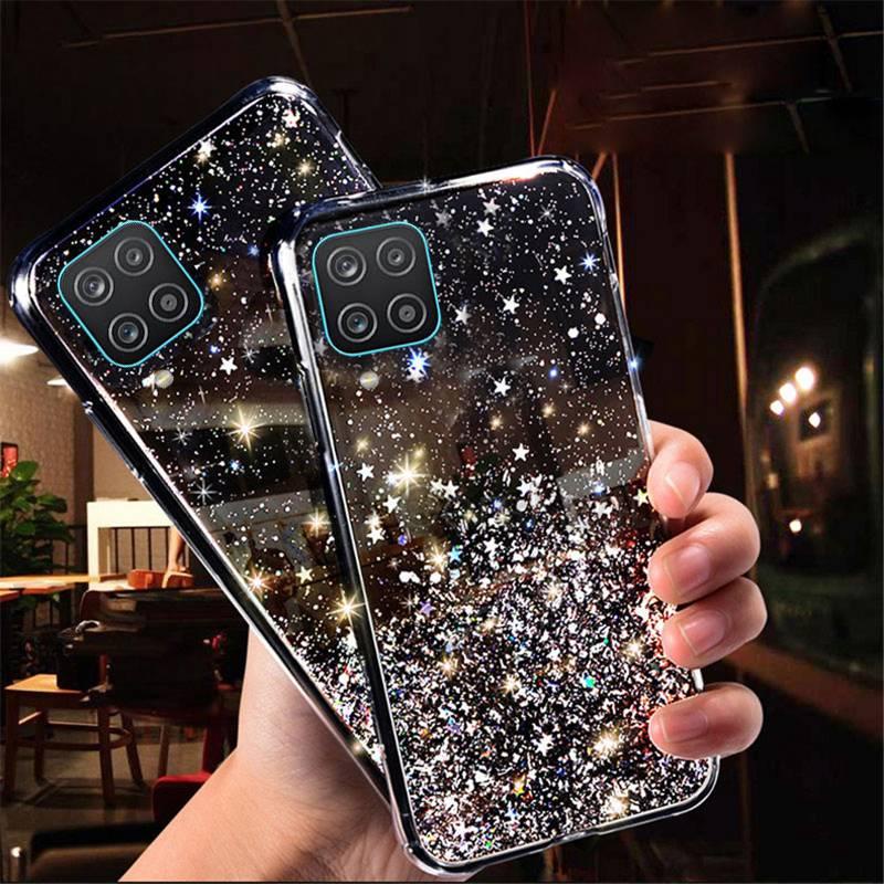 Soft Case TPU glitter Bling Untuk OPPO A1K F1S F3 F5 F9 Pro F11 Pro Reno 4 Pro