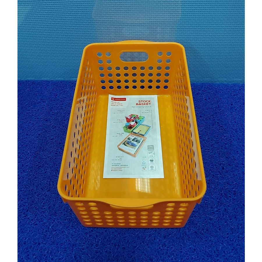 MASPION Keranjang Serba Guna BKS 116 Stock Basket Wide - Keranjang