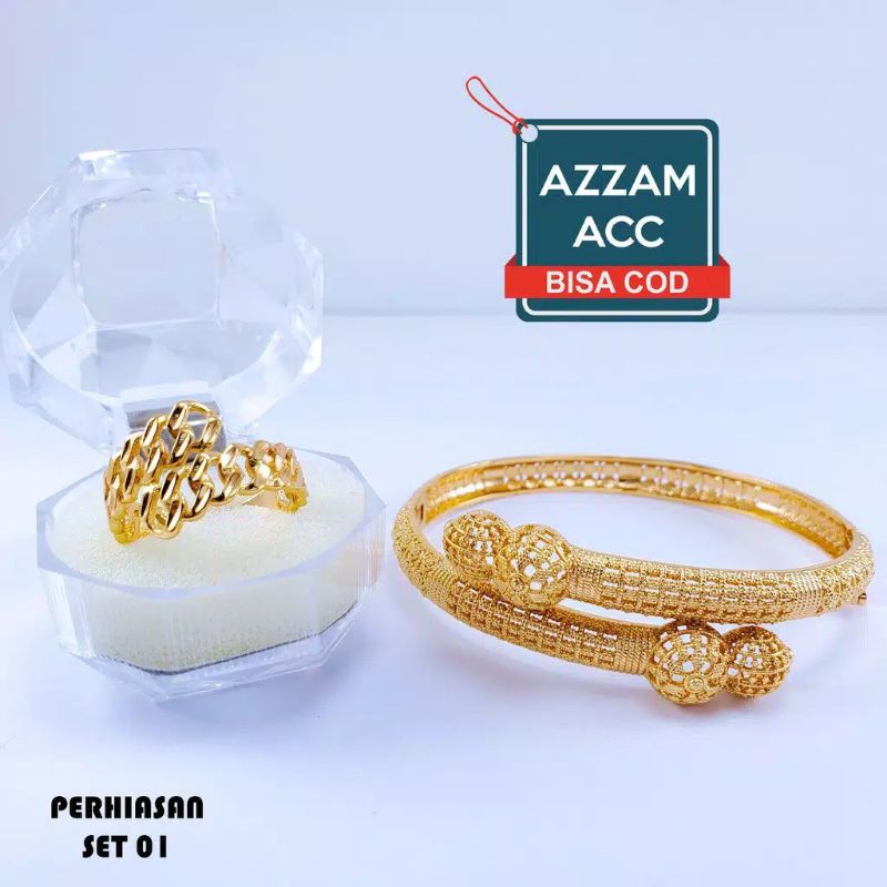 gelang cincin xuping lapis emas 24k