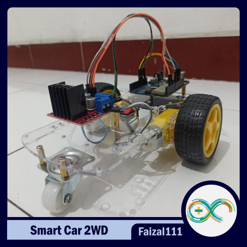 Mobil Remote Robot Arduino Bluetooth Smart Car 2WD