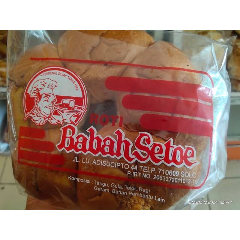 Roti Jadul Triana Babah Setoe Solo Krumpul