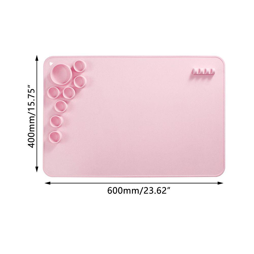 R-flower Silicone Painting Mat Alas Kerajinan Tangan Tahan Air Anti Lengket Tahan Lama Untuk Melukis