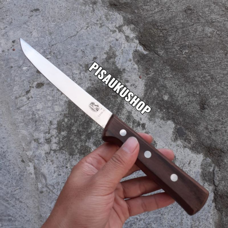 Boning knife / Pisau pemisah daging dari tulang victorinox cap payung /Crossbow original kode 5.6106
