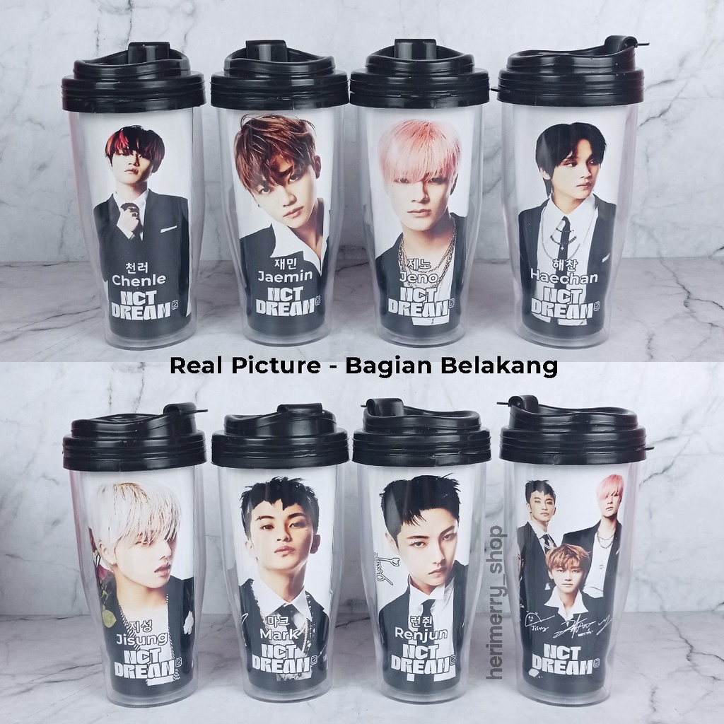Tumbler NCT Dream GLITCH MODE versi 1 - Botol Minum Merchandise KPOP Murah Unofficial