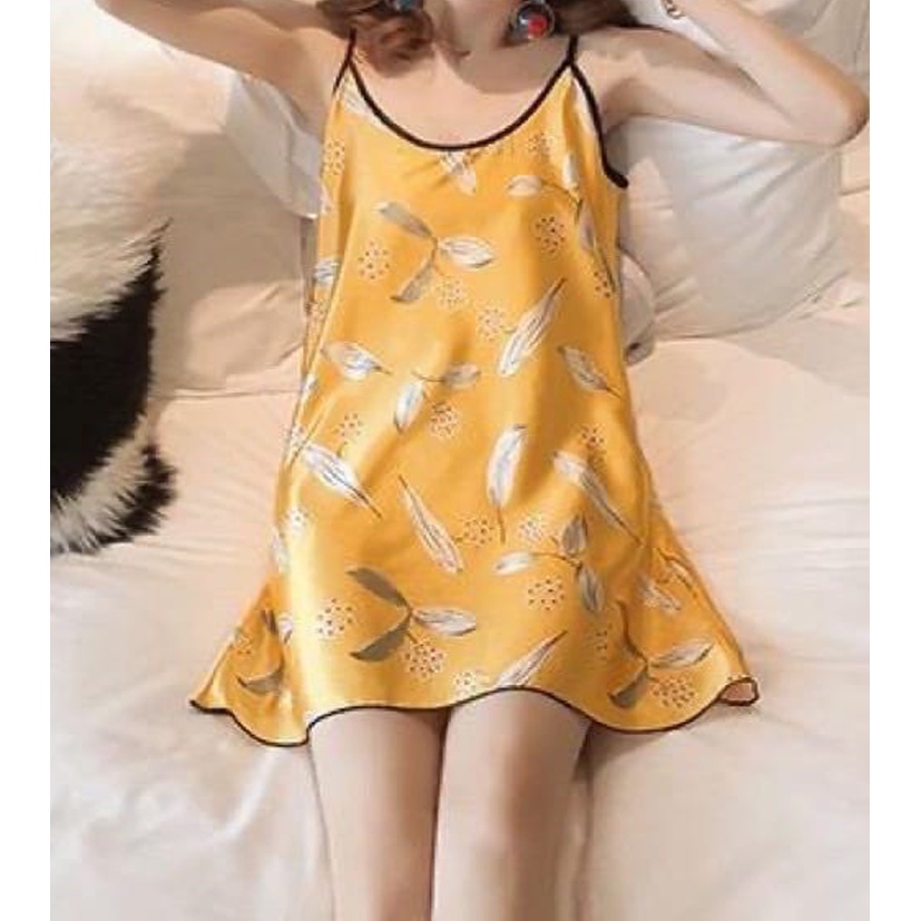 TANKTOP DRESS DASTER WANITA JUMBO PANJANG KOREAN STYLE / BAJU TIDUR / BAJU DRESS SEXY MOTIF WARNA RA
