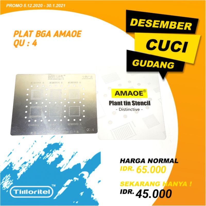 PLAT BGA AMAOE QU4