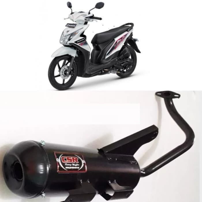 Knalpot Racing Bobokan Honda Beat Fi/Beat tahun 2014-2016