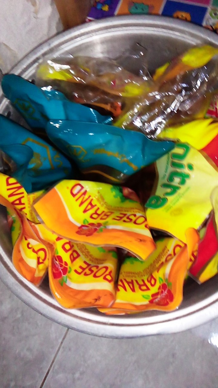 12pcs Mangkok Happy L Besar 16,5cm Kobokan Sayur Sebaguna