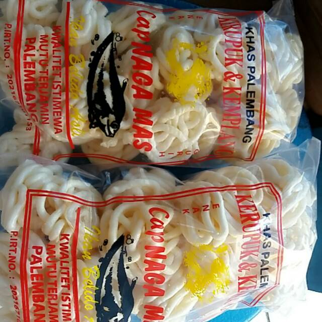 

Kerupuk keriting khas palembang