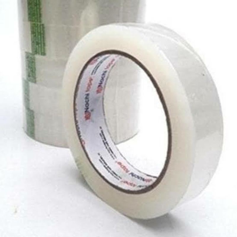 

Lakban Nachi 24mm bening & coklat Perpcs/perekat/solatip / isolasi