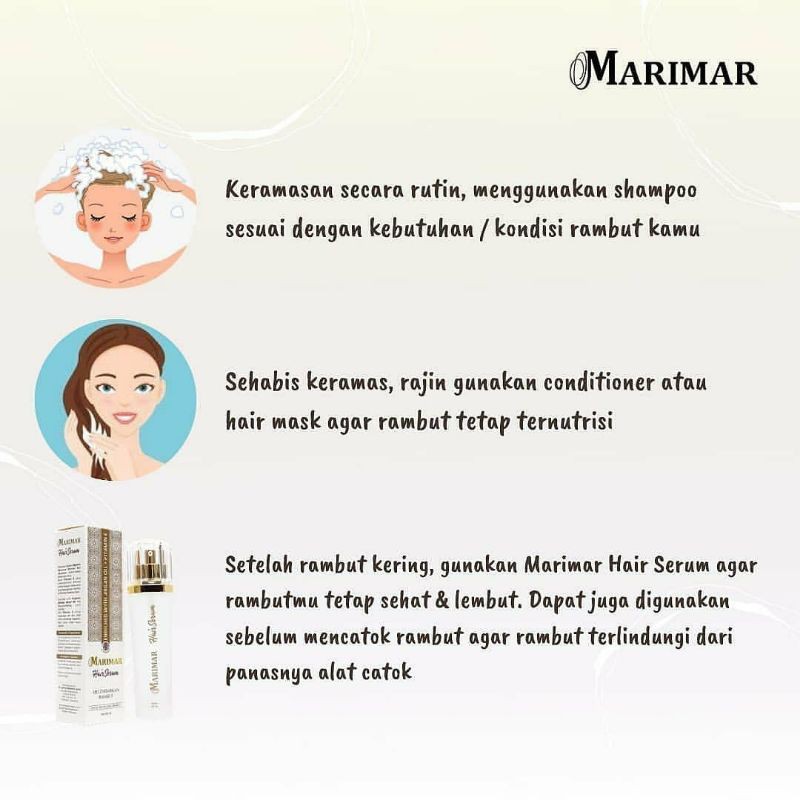 MARIMAR Hair Serum 60ml - Vitamin Rambut