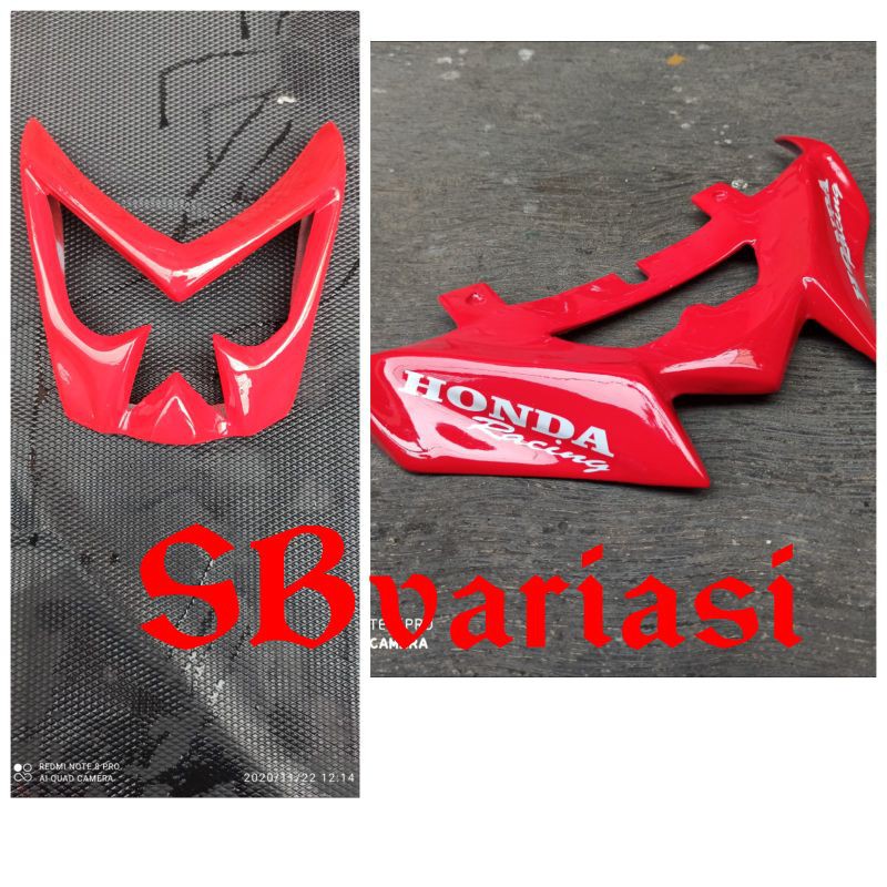 Winglet plus cover headlamp beat fi 2014 - 2015