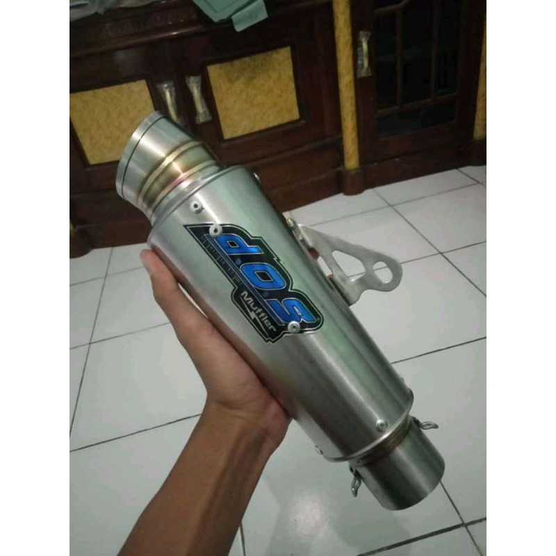 knalpot racing dos slincer tabung diameter inlet 50 mm bukan ori original