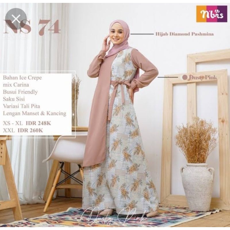 Gamis Nibras Ns 74