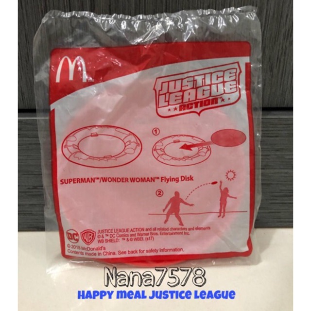 Mainan happy meal justice league action