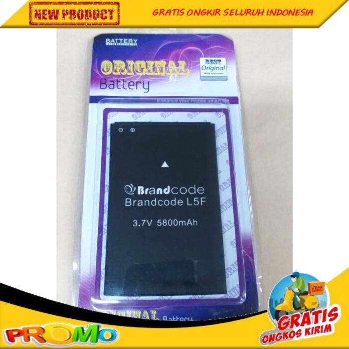 TERBARU BRANDCODE L5F - ORIGINAL BATERAI BOLEH RESELLER