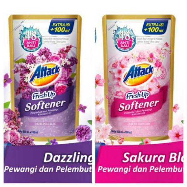 Attack Fresh Up Softener Refill 800ml