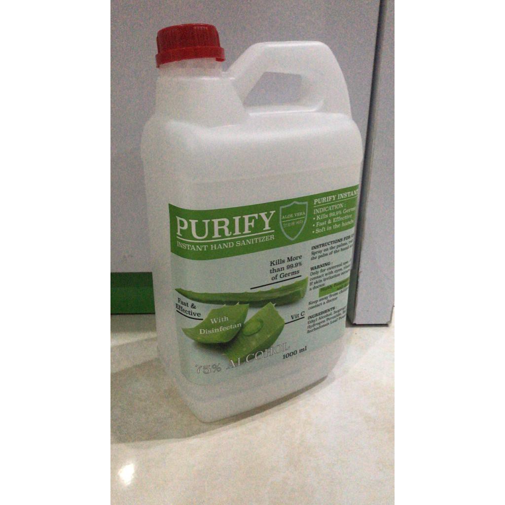 Hand Sanitizer Purify 5 Liter (TERMURAH &amp; ASLI)