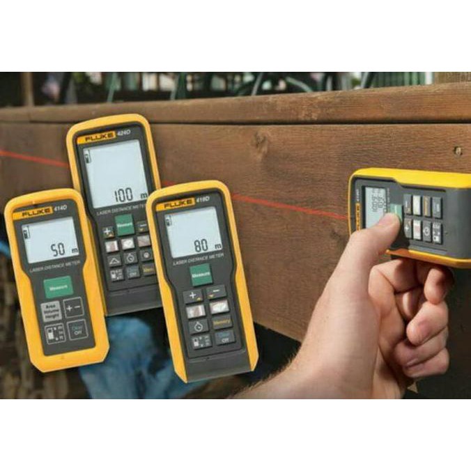 FLUKE 414D LASER DISTANCE METER METERAN LASER DIGITAL 50 METER ASLI