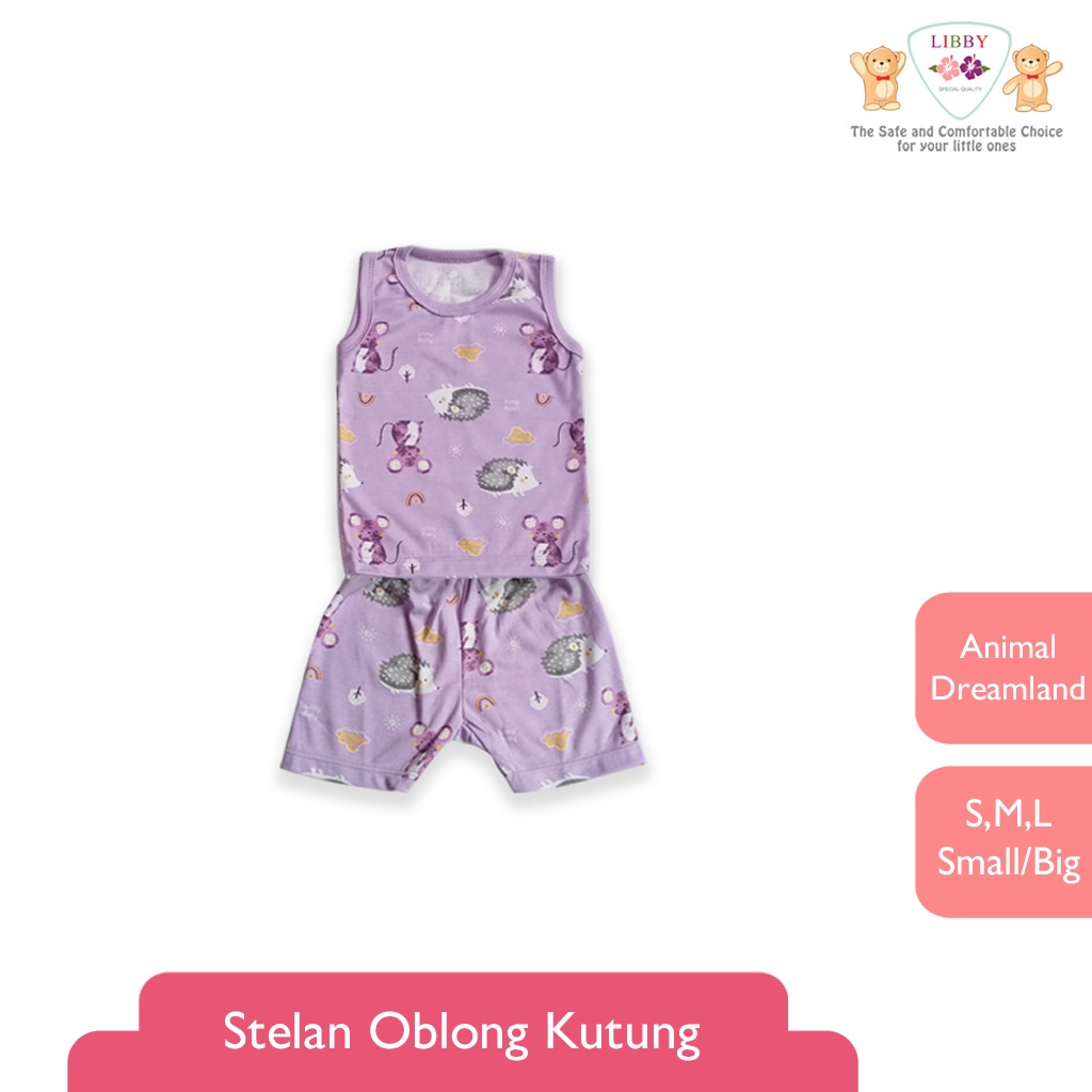 LIBBY Stelan Oblong Kutung Motif Animal Dreamland