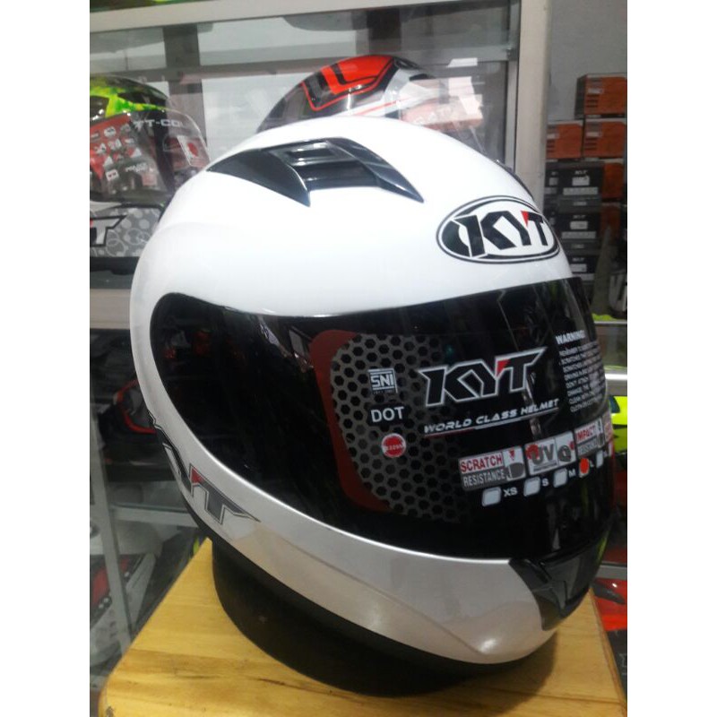 Helm Full Face KYT R10 POLOS SOLID