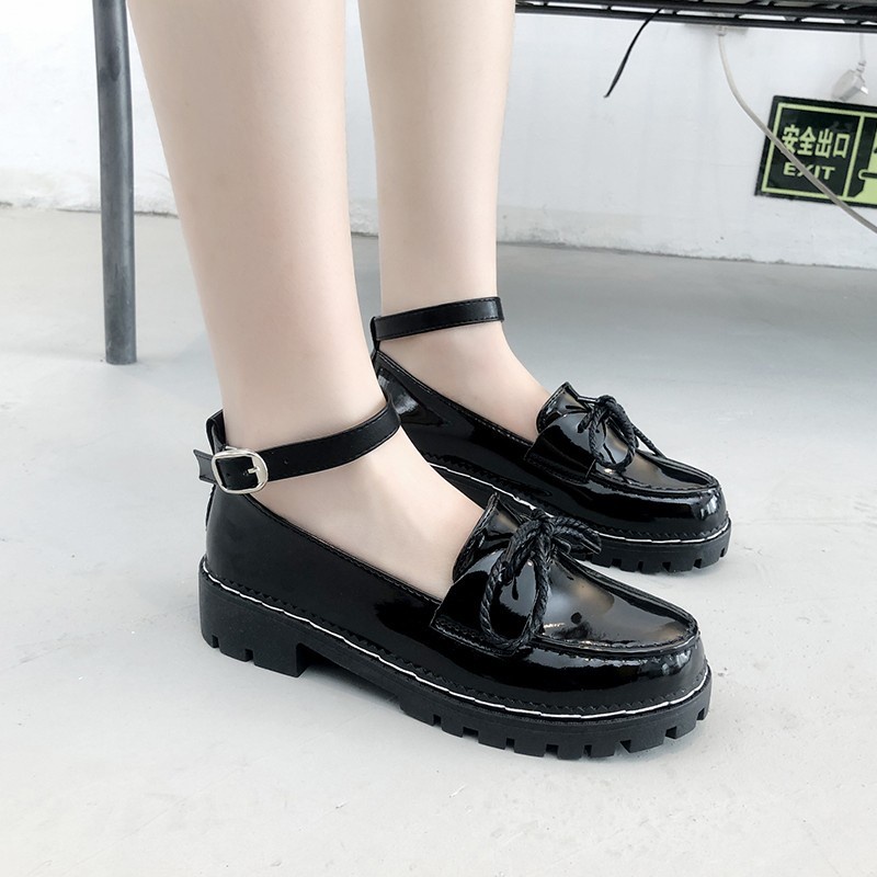 [ Import Design ] Sepatu Wanita Docmart Hitam Sepatu Oxford Wanita Import Premium Quality ID144