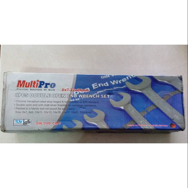 Kunci Pas Set  (6-24/8 Pc) Merk Multipro