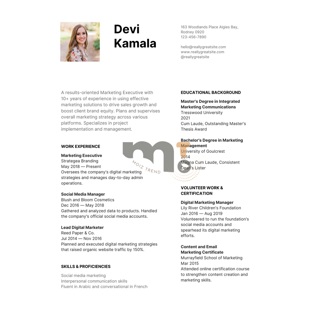 

Jasa desain Pembuatan CV Curriculum vitae ATS Firendly (Bahasa Indonesia & Inggris) - Devi Kamala