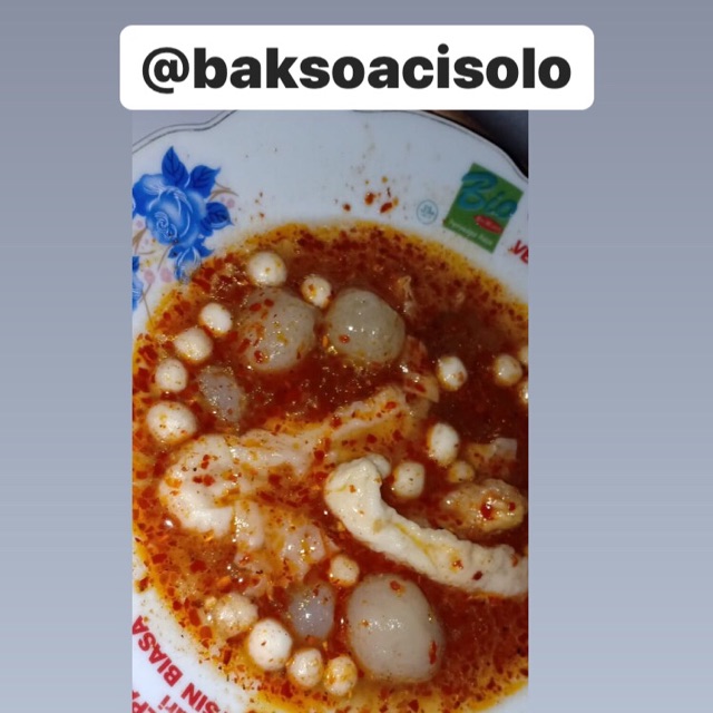 

Bakso aci solo