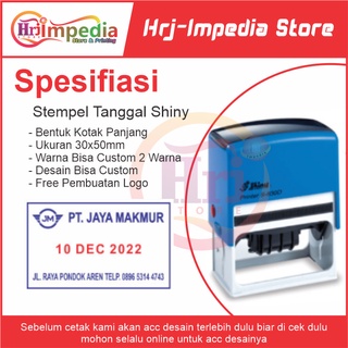 Jual Cetak Stempel Tanggal Custom Otomatis | Cetak stempel tanggal