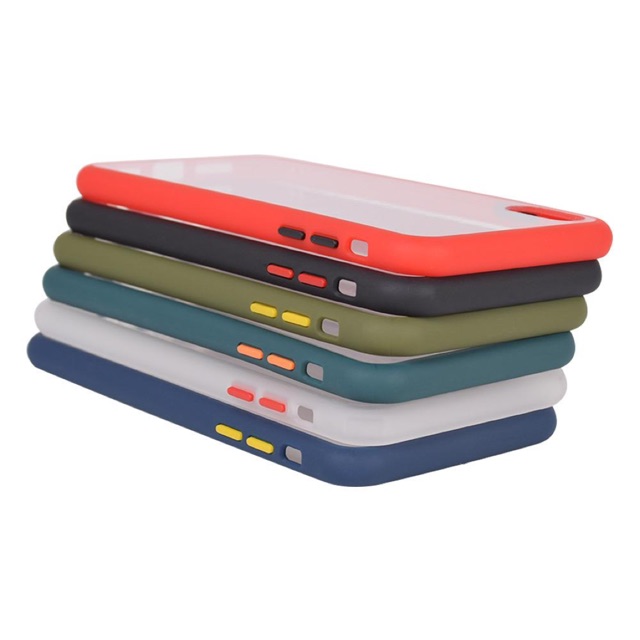 Vivo Y12 / Y15 / Y17 / Y91 / Y93 / Y95 Soft Case Button Colour Premium Quality