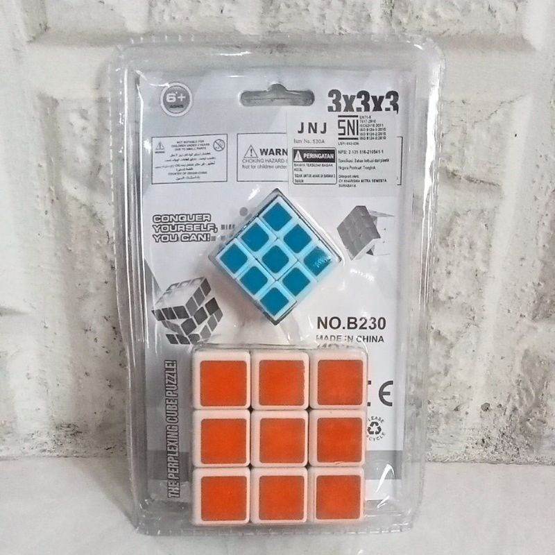 500 B230 - Mainan Rubik isi 2 PC Anak + Induk Besar Kode 500