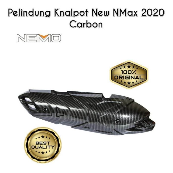 RSPS COVER KNALPOT NMAX 2020 CARBON TUTUP KNALPOT CARBON NMAX 2020