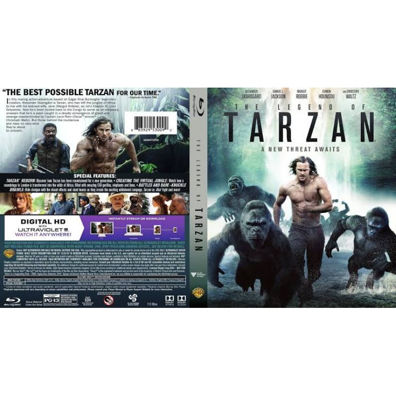 DVD - THE LEGEND OF TARZAN (2016)