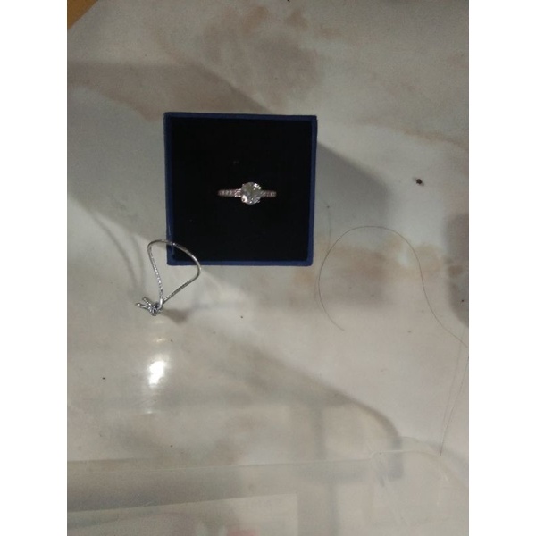 Swarovski ring 55, original. certificate + nota.