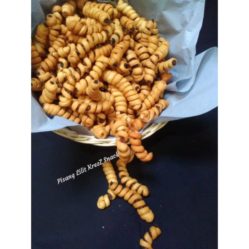

Pisang Lilit Krezz kemasan 200gram