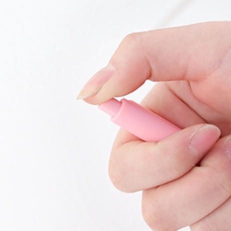 3pcs / Set Pulpen Tinta Hitam Dengan Gaya accent Warna Acak