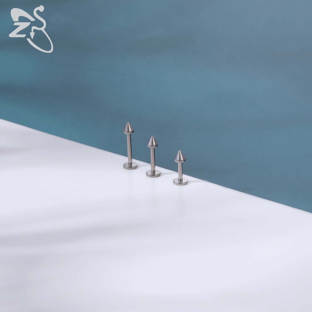 1pc Cincin Tindik Hidung / Telinga / Bibir / Pusar Bahan Titanium Steel 16g Untuk Pria / Wanita