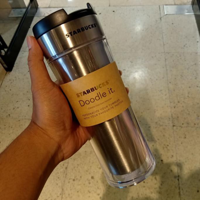 Lucu Tumbler Starbucks Doodle It Bergaransi