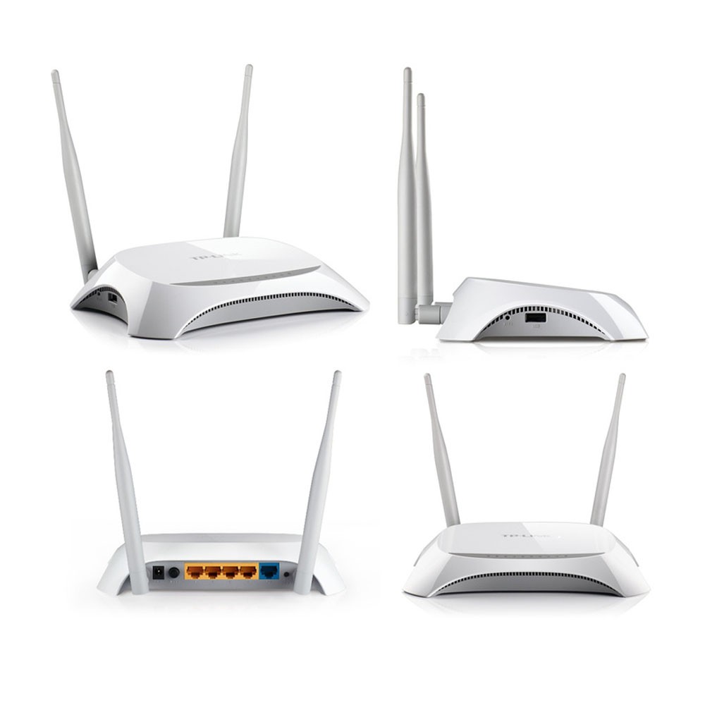 Trend-TP-LINK TL-MR3420 3G/4G Wireless N Router USB Vertion 3.0 Up to 300 Mbps - Putih